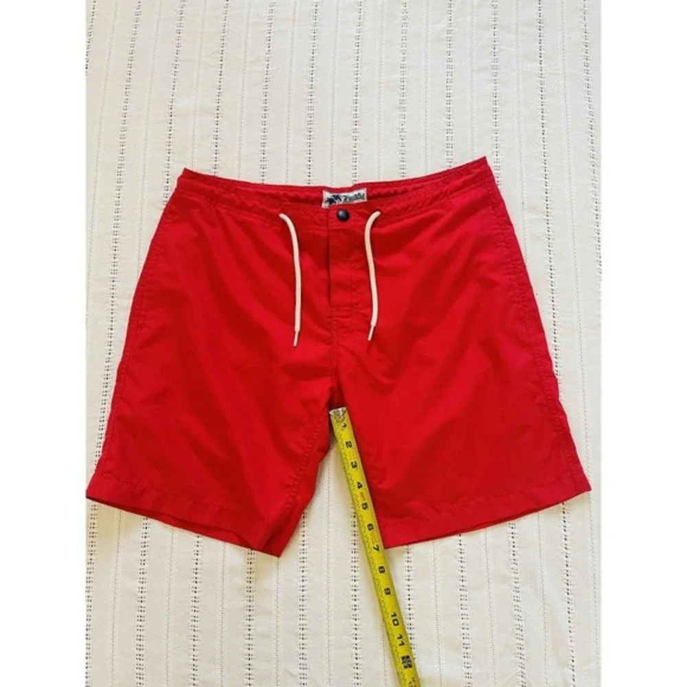 Trunks Men's Swim Trunks. Size 32. Red. 7 Inch Inseam. Beach. Sea‎ Life. Surfer